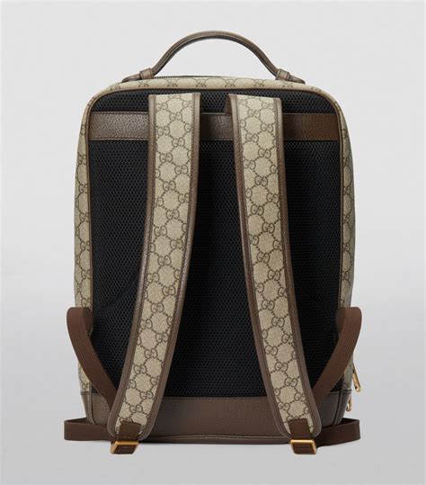 Gucci: Navy Medium Ophidia GG Backpack 